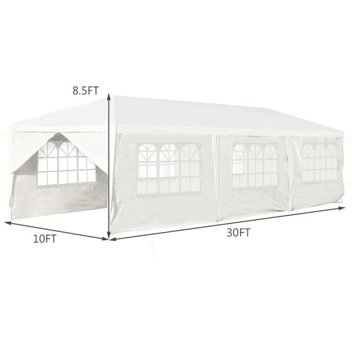 10 x 30 Feet Outdoor Canopy Tent with Removable Sidewalls – Heavy - Duty Party and Event Shelter - ChillShop