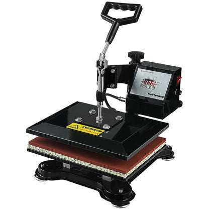 12 x 10 Inch Swing-Away Digital Heat Press Machine for T-Shirts and Sublimation Transfers