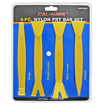 4-Pc. Nylon Pry Bar Set - Ideal for Automotive Trim and Panel Removal