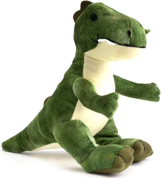 Colorful Squeaky Dinosaur Pet Plush Toy - Durable Stuffed Chew Toy for Dogs