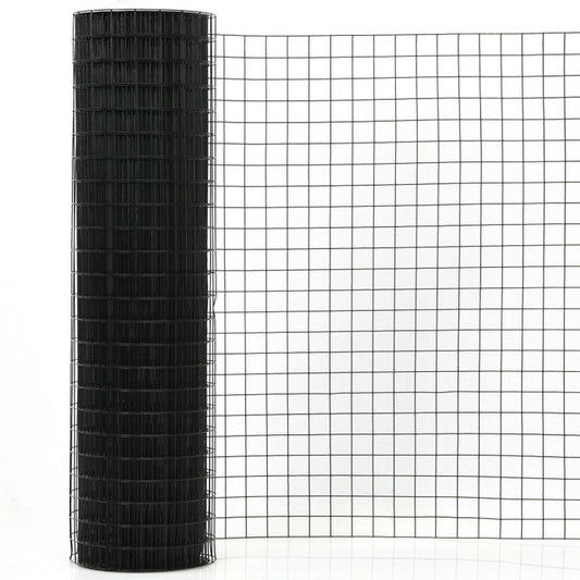 36 x 50 Inch Hardware Cloth - 16 Gauge Black Vinyl Coated Welded Wire Mesh