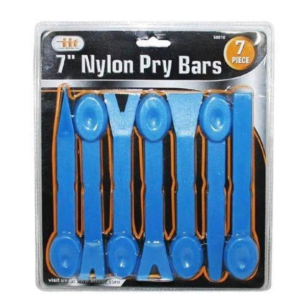 7Pc 7" Nylon Pry Bar Set | Durable, Versatile, Essential Tools for DIY & Professionals - ChillShop