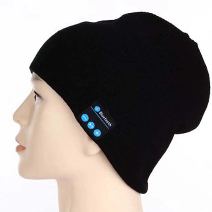 Wireless Bluetooth Beanie Hat - Soft, Warm, and Smart Cap with Headphone, Speaker, Mic for Winter Outdoor Sports