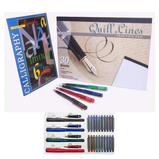 Quill Lines Master Calligraphy Lettering and Pen Set - Complete Kit for Beautiful Writing