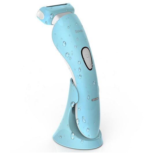 Electric Razor for Women Painless Lady Shaver Body Hair Remover for Womens Legs and Underarms Bikini Trimmer Wet and Dry Waterproof Rechargeable Cordless with LED Light