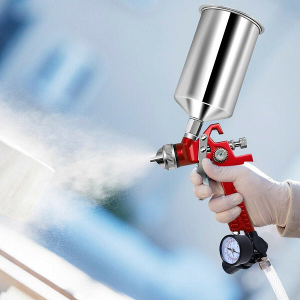 Auto Paint Spray Gun Kit - 3 HVLP Car Primer Spray Guns with Nozzle Set - ChillShop