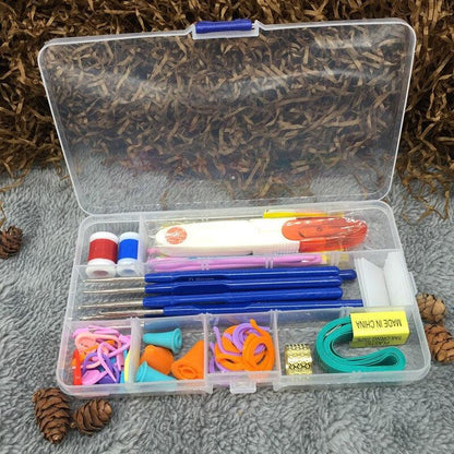 Complete Crochet & Knitting Kit: 16-Size Hook Set with Case - Ultimate Crafting Companion for All Your Sewing Projects