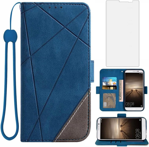 Blue Wallet Case for Huawei Mate 9 – All - in - One Protection & Style - ChillShop