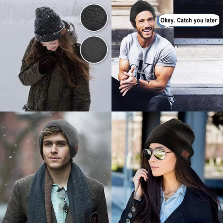 Bluetooth Beanie Hat with Built - in Headphones – Stay Warm & Connected! - ChillShop