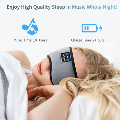 Bluetooth Sleep Eye Mask Headphones – Music & Comfort for Restful Sleep - ChillShop