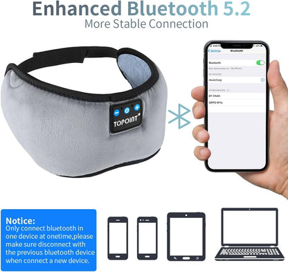 Bluetooth Sleep Eye Mask Headphones – Music & Comfort for Restful Sleep - ChillShop