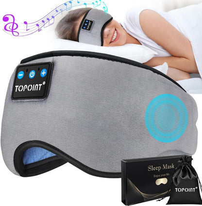 Bluetooth Sleep Eye Mask Headphones – Music & Comfort for Restful Sleep - ChillShop