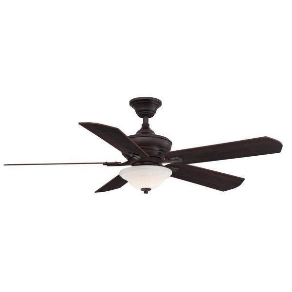 Camhaven V2 52" LED Ceiling Fan in Dark Bronze – Quiet with Remote Control - ChillShop