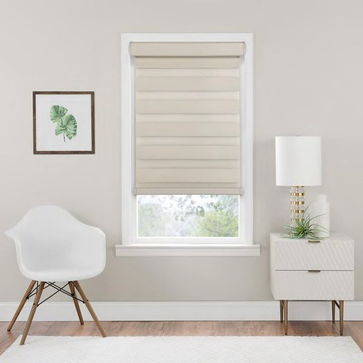 Celestial Tan Cordless Roller Shade – Room Darkening, Cordless Design - ChillShop