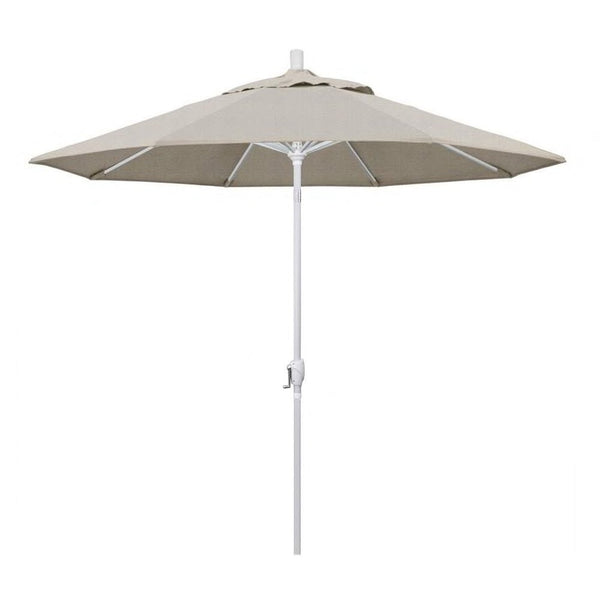 Chic White Patio Umbrella – 9 Ft. Stylish Outdoor Shade - ChillShop