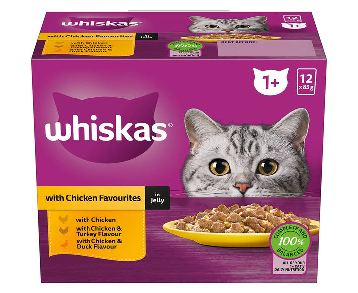 Chicken Favorites Jelly – Whiskas Cat Food - ChillShop