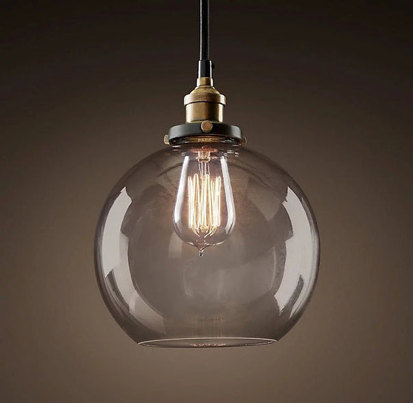 Clear Glass Edison Pendant with Bulb - ChillShop