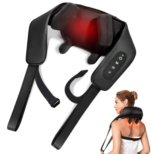 Cordless Neck and Shoulder Massager with Heat Therapy – Pain Relief & Muscle Relaxation - ChillShop