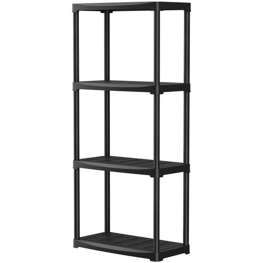 4-Tier Storage Shelf Rack for Garage and Kitchen - 24" x 12" x 52.5"