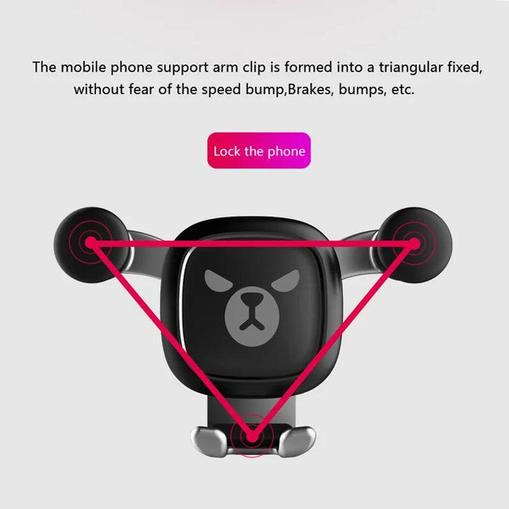 Easy - Clip Gravity Phone Holder: Secure Mount for Safe Driving - ChillShop