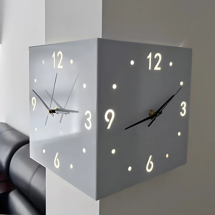 EP Light Corner Clock - Modern Timepiece with Light & Voice Sensors - ChillShop