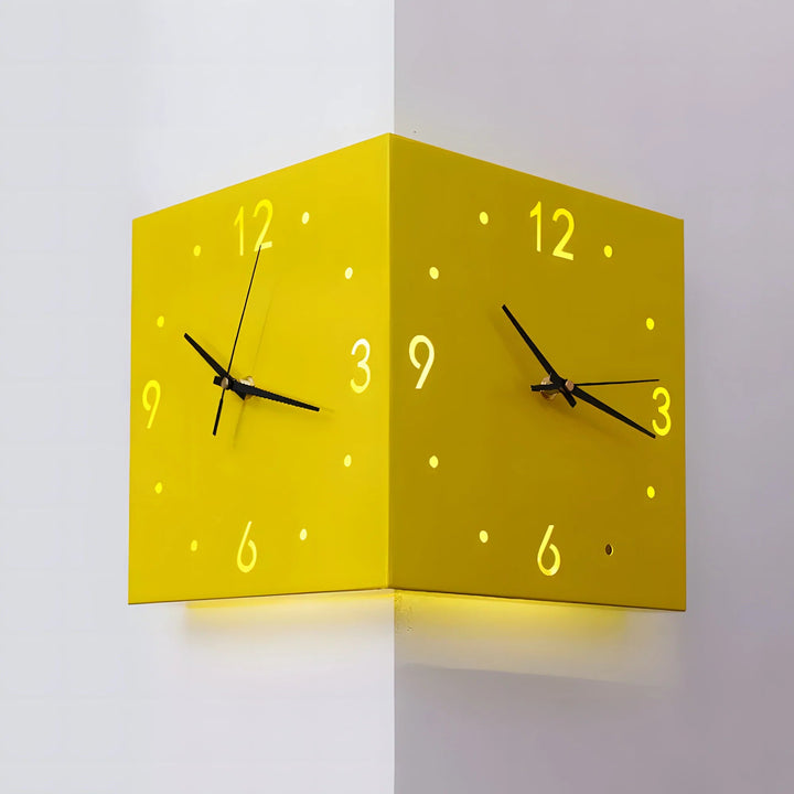 EP Light Corner Clock - Modern Timepiece with Light & Voice Sensors - ChillShop