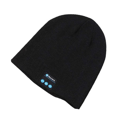 Wireless Bluetooth Beanie Hat - Soft, Warm, and Smart Cap with Headphone, Speaker, Mic for Winter Outdoor Sports