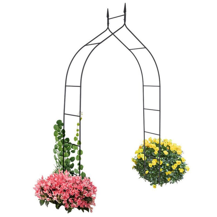 Gothic Steel Rose Arch – 8 ft 4 in, Elegant Plant Support for Gardens & Events - ChillShop