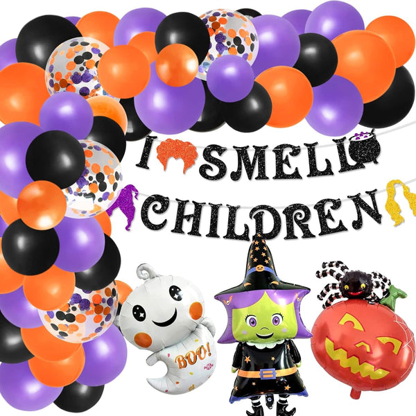 Halloween Balloon Arch Kit – Spooky Garland for Halloween Parties & Events - ChillShop