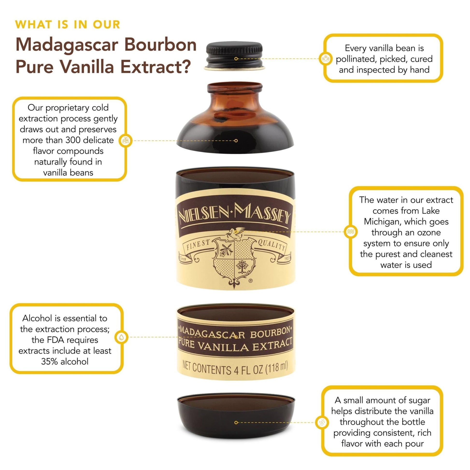 Madagascar Bourbon Pure Vanilla Extract – Premium Grade A Vanilla - ChillShop