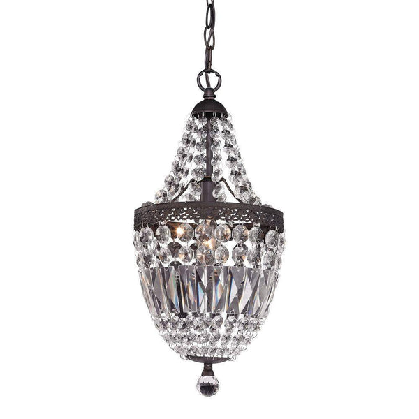 Morley 8.25 Dark Bronze Chandelier – Elegant Illumination - ChillShop