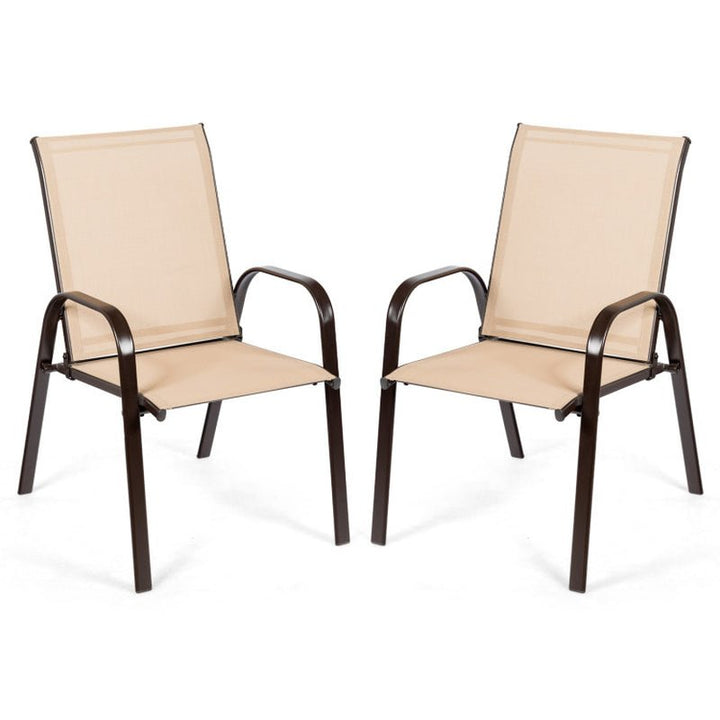 Outdoor Dining Chairs with Armrests - ChillShop