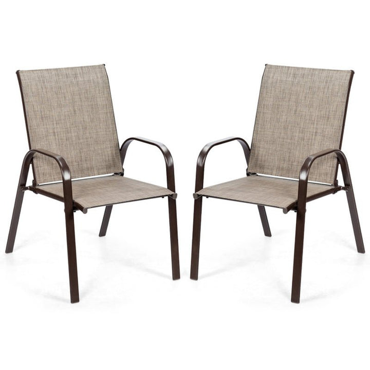 Outdoor Dining Chairs with Armrests - ChillShop