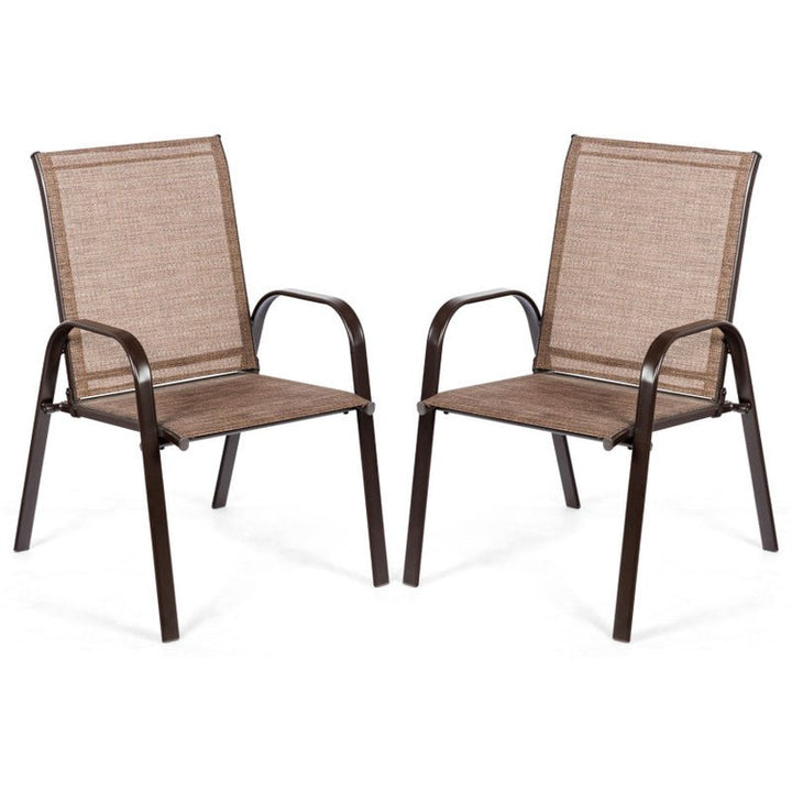 Outdoor Dining Chairs with Armrests - ChillShop