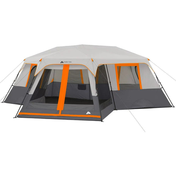 Ozark Trail 12 - Person Instant Cabin Tent with Screen Room – Spacious & Weatherproof - ChillShop