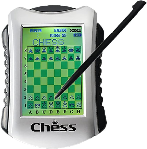 Pocket - Sized Electronic Chess Game – 20 Skill Levels & Checkers Bonus - ChillShop