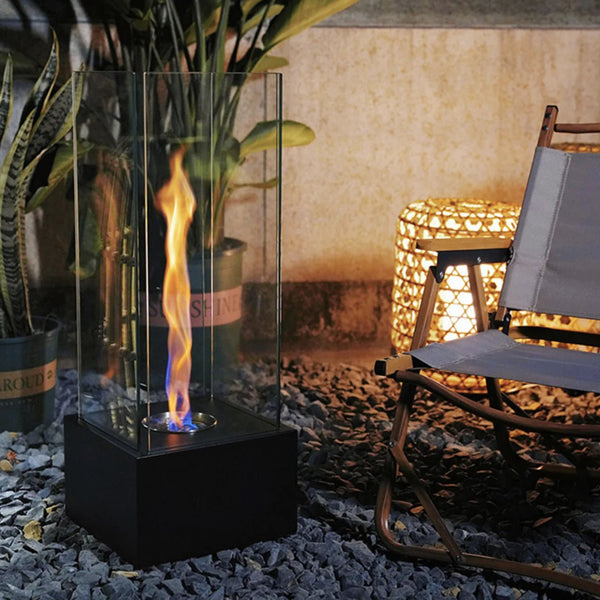 Portable Tabletop Bio Ethanol Fireplace - Sleek & Modern Design - ChillShop