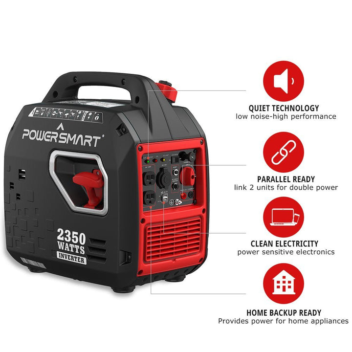 Quiet Portable Inverter Gas Generator - ChillShop