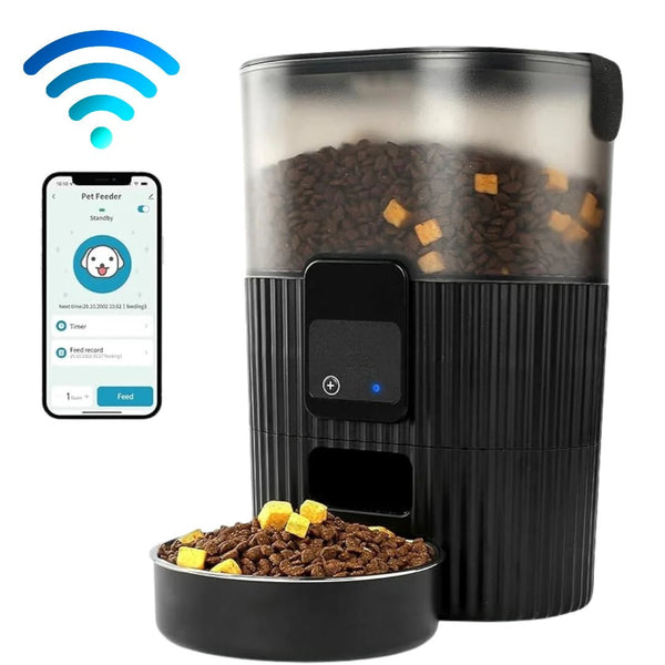 Smart Automatic Pet Feeder with Remote App Control & Voice Command - ChillShop