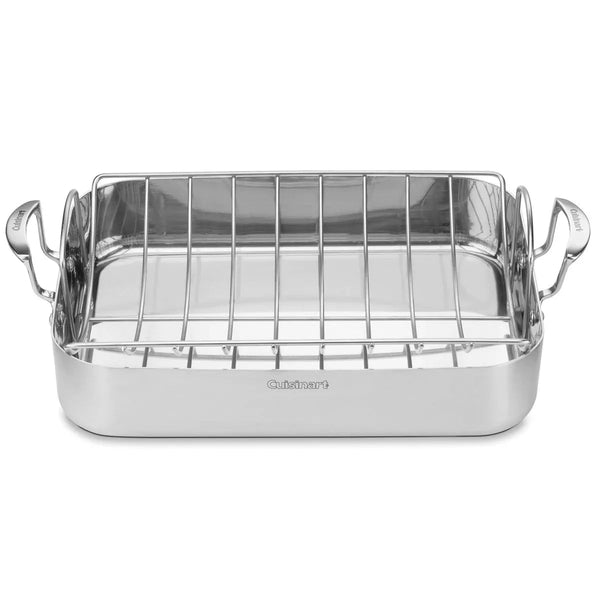 Stainless Steel Roasting Pan & Rack - ChillShop