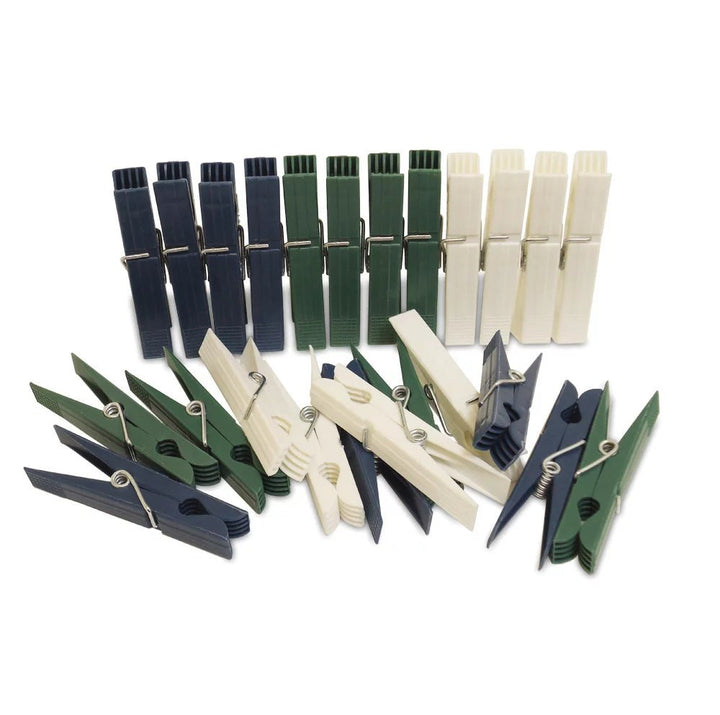 Strong Grip Plastic Clothespins - Pack of 36 for Heavy Laundry - ChillShop