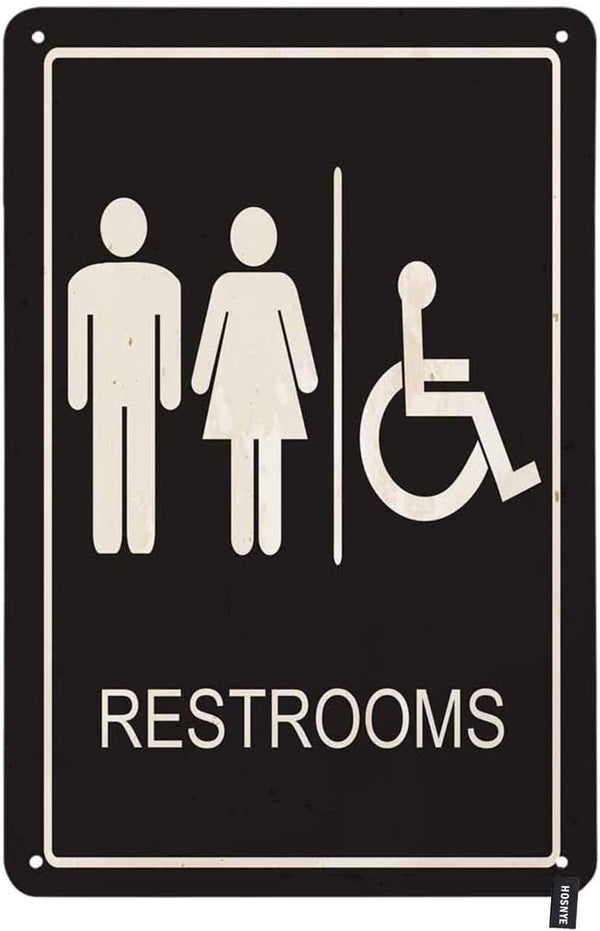 Vintage Restroom Signs - ChillShop