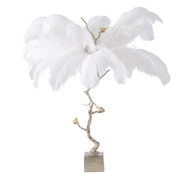 White Feather Tree Lamp - ChillShop