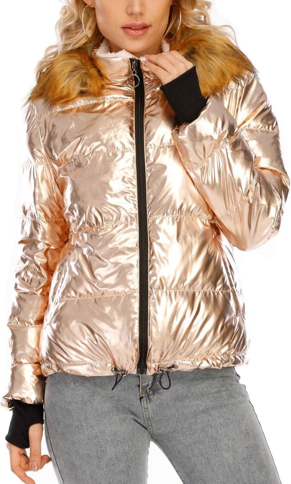 Women's Winter Zip Puffer Jacket - ChillShop