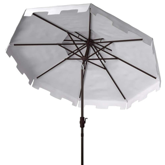 Zimmerman 9 - ft White Aluminum Tilt Patio Umbrella - ChillShop