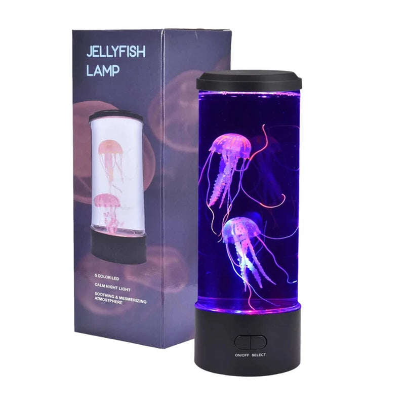 Colorful Jellyfish LED Night Light: USB-Powered Aquarium Lamp for Bedroom & Home Decor - A Magical Children's Gift