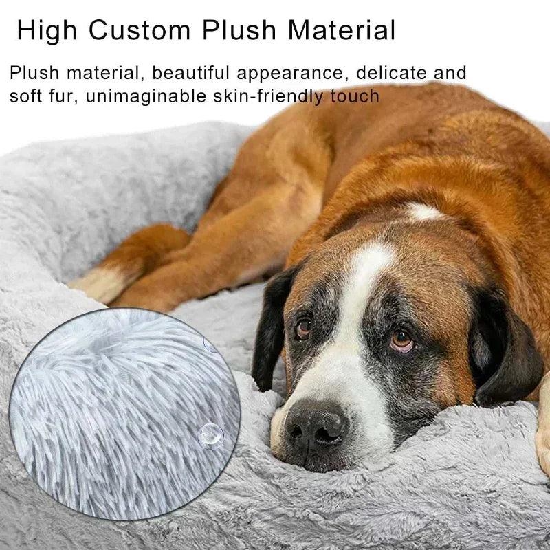 Winter Warm Pet Bed: Cozy Plush Dog Kennel & Mattress